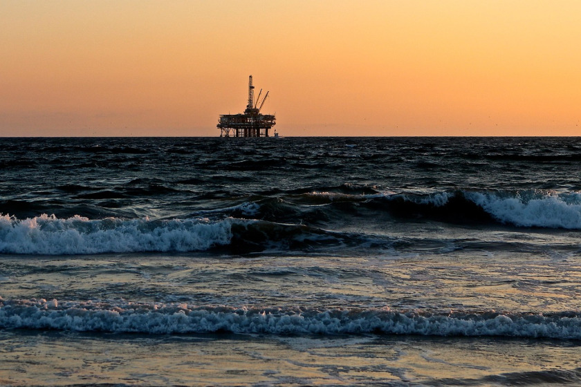 North Sea offshore rig