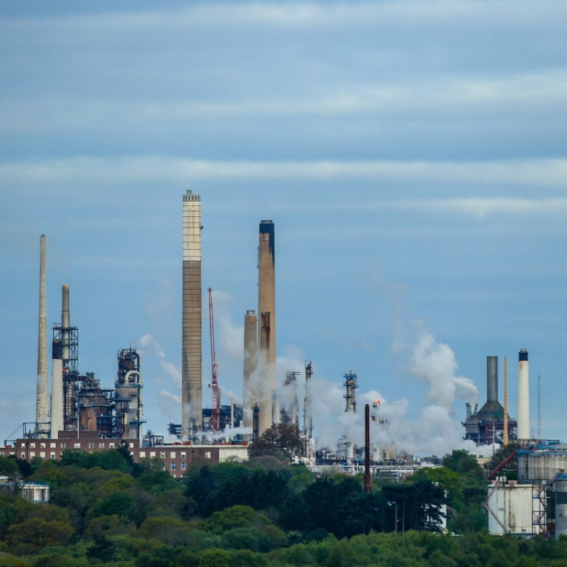 refinery plant day